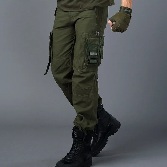 2023 CARGO PANTS Overalls Male Men's Army Wide TACTICAL PANTS MILITARY Work Many Pocket Combat Army Style Men Straight Trousers