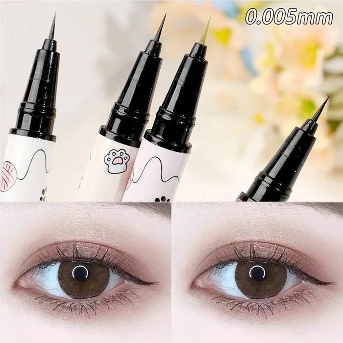 Ultra-thin Matte Liquid Eyeliner Waterproof Lasting Smooth Quickily Drying Eyeliner Lower Eyelash Pencil Eyes Makeup Cosmetics