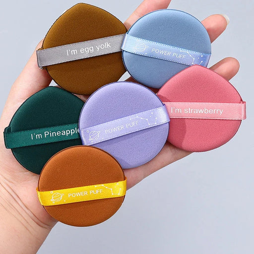 3pcs Makeup Puff Set Air Cushion Sponge Usable Cosmetic Puff Cushion Puff with Storage Box for Powder Loose Powder Makeup Tool