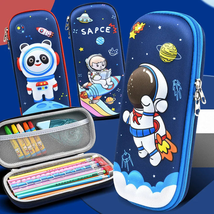 3D Kawaii Pencil Case EVA Large Capacity Waterproof Light Pencil Box for Student School Supply Stationery bag