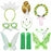 Girls Tiana Princess Accessories Tinker Bell Head Band Crown Wand Gloves Necklace Bracelet Earrings Wing Sets For Kids Party