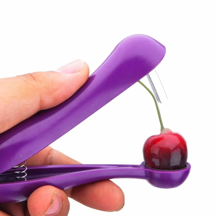 New Kitchen Cherry Pitter Easy Fruit Core Seed Remover Cherry Tools Fruit Corer Kitchen Gadgets Accessories Kitchen Fruits Tools