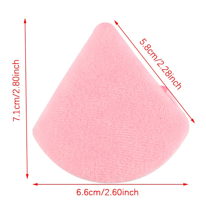 Mini Triangle Powder Puffs Reusable Beauty Blender Washable Sponge Cosmetic Powder Applicator Foundation Make-up Accessories