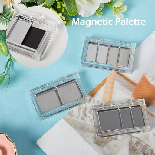 Empty Eyeshadow Palette Eye Makeup Storage Dish For Women Girls Makeup Beginners DIY Eye Shadow Storage Box Tool