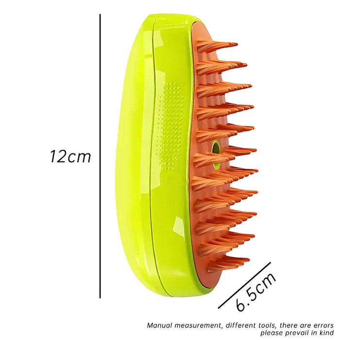 Cat & Dog Pet Electric Spray Comb USB Charging Massage Steamer Brush Silicone Depilation Brush Pet Bath Brush Grooming Supplies