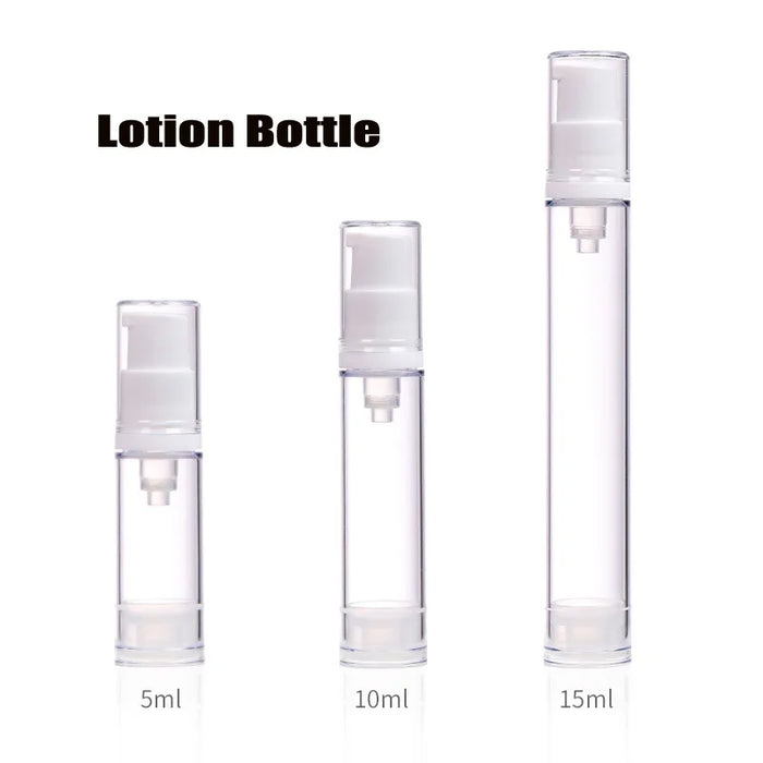 5ml 10ml 15ml 5/10/20/30/50Pcs Vacuum Lotion Spray Bottle Essence Cosmetic Dispensing Bottles Perfume Empty Sub-Bottling Travel