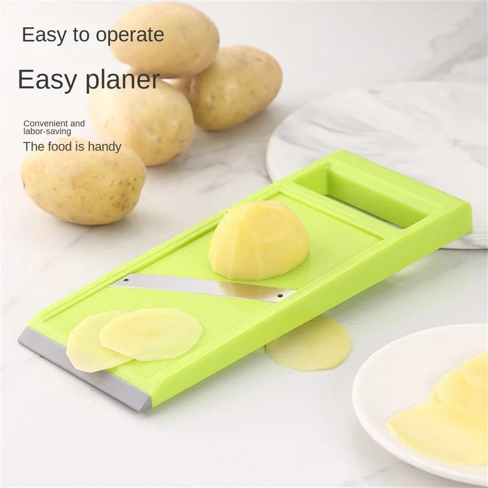 Multifunctionele Vegetable Cutter With Steel Blade Mandoline Slicer Potato Peeler Carrot Cheese Grater Kitchen Accessories Tools