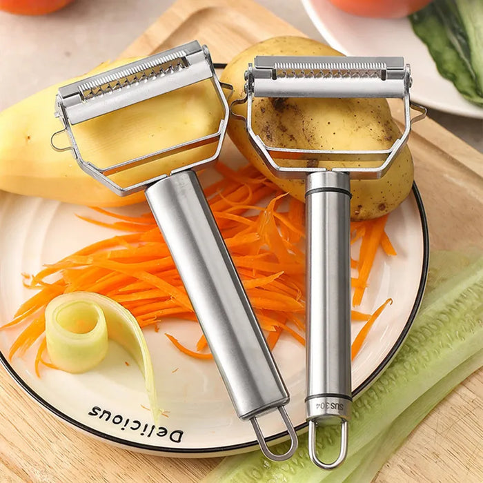 Stainless Steel Multi-function Peeler Slicer Vegetable Fruit Potato Cucumber Grater Portable Sharp Kitchen Accessories Tool