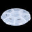 1PC Round 7 Compartment Pill Box Transparent Medicine Pill Case Portable One-week Pill Box Healthcare Supplies