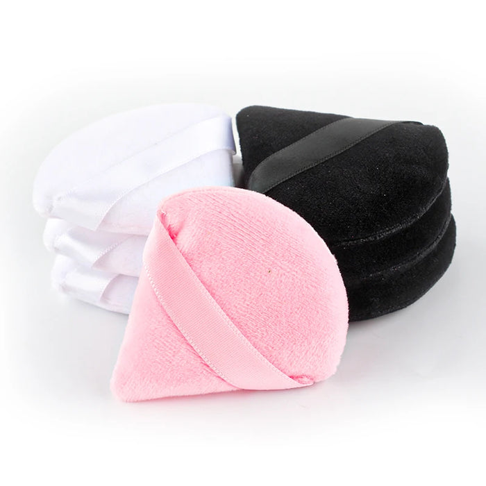 Mini Triangle Powder Puffs Reusable Beauty Blender Washable Sponge Cosmetic Powder Applicator Foundation Make-up Accessories