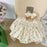 MILANCEL Baby Bodysuits Floral Girls One Piece Infant Clothing Linen Breathable Clothes