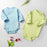 Baby Girl Long Sleeved Bodysuit for Newborns Boys Cotton Costume Onesies Unisex Side Snap High-Necked 3-24M Designer Clothing