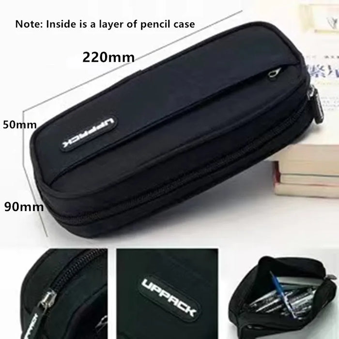 Large Capacity Pencil Case Practical New Style Storage Bag School Pencil Cases Pen Bag Box Student Office Stationery Supplies