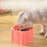 Food Dispenser Water Bowl Daily Supply Cat Food Bowl Tall Feet Cartoon Shape Large Capacity Anti-choking Neck Protector Pet Dog