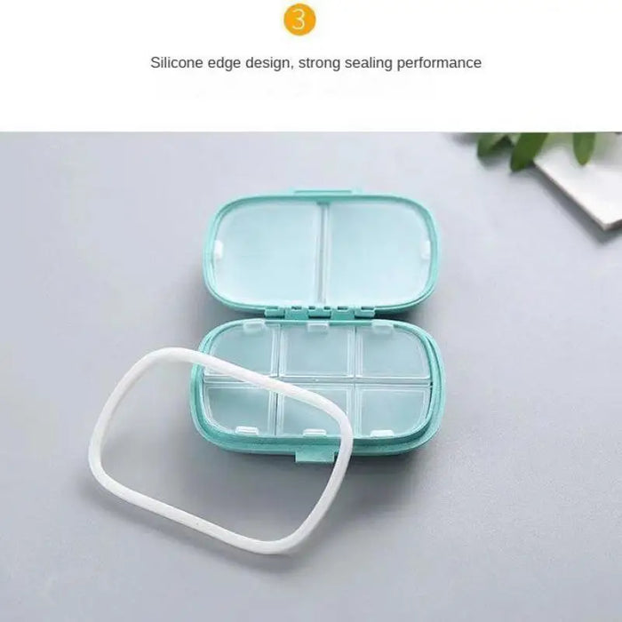 Mini Portable Pills Organizer Case 3 Grids PillBox Tablet Storage Container Weekly Medicine Pill's Box Pill Case Drug Dispense