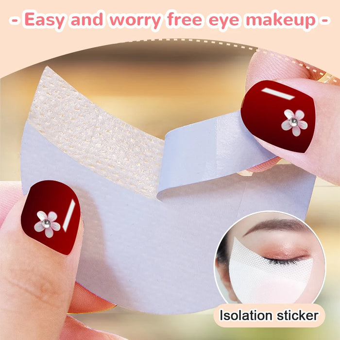 10/50/100PCS Eyeliner Shield For Eyeshadow Shields Protector Disposable Pads Lint Free Patch False Eyelash Extension Makeup Tool