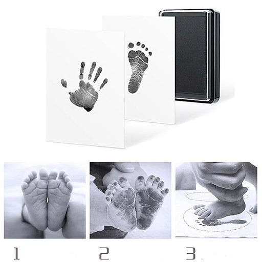 Environmental-friendly Baby Care Non-Toxic  Handprint Footprint Imprint Kit  Souvenirs Casting Newborn  inkpad