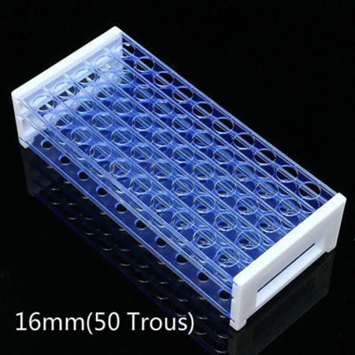 Holder 13/16/18mm School Supply Lab Equipment Test tube rack,Plastic 40 or 50 Holes Clear Centrifugal Test Tube Test Tubing Rack