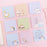 Four Seasons White Bear Hamster Memo Pad N Times Sticky Notes Escolar Papelaria School Supply Bookmark Label