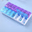 14 Grids 7 Days Weekly Candy Pill Case Medicine Tablet Dispenser Organizer Pill Box Splitters Pill Storage Organizer Container