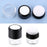 Powder Case with Mushroom Sponge Puff Portable Loose Powder Box with Mirror Travel DIY Cosmetic Foundation Powder Box Compact