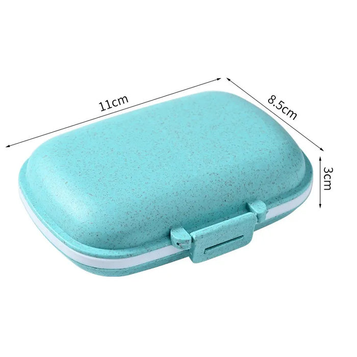 Mini Portable Pills Organizer Case 3 Grids PillBox Tablet Storage Container Weekly Medicine Pill's Box Pill Case Drug Dispense