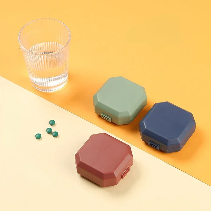 Portable Mini Pill Box 6 Grids Tablet Pill Organizer Case Dispenser Travel Tablet Holder Container Medicine Drug Storage Box Hot