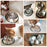 6 Size Pet Dog Cat Bowls Stainless Steel Feeding Feeder Water Bowl for Pet Dog Cats Puppy Outdoor Food Dish XS/S/M/L/XL/XXL