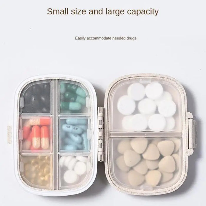 Mini Portable Pills Organizer Case 3 Grids PillBox Tablet Storage Container Weekly Medicine Pill's Box Pill Case Drug Dispense