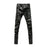 New Arrived Personality Male Leather Pants Male Slim Leather Pants Men's Clothing PU Pants Male