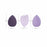 3pcs Makeup Sponge Professional Cosmetic Puff for Foundation Beauty Make Up Blender Powder Wet and Dry Combined Accessories Tool