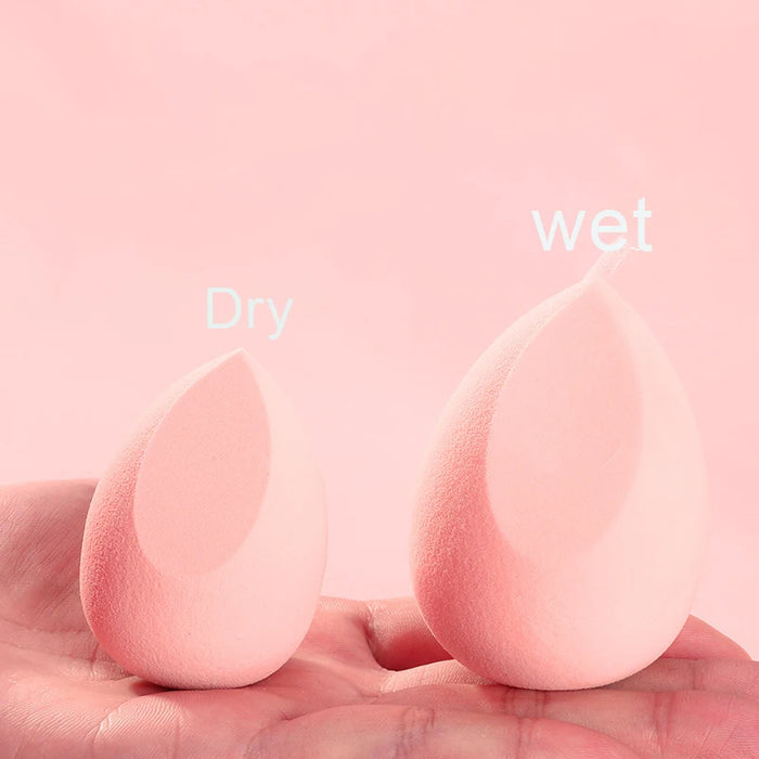 4pcs Cosmetic Puff Set Beauty Egg Blender Smooth Makeup Sponge Powder Liquid Foundation Concealer Cream Women Face Make Up Tool