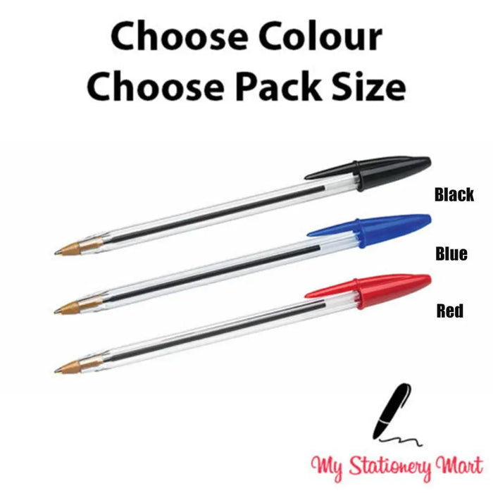 1mm Ballpoint Pen Ball Point Pens Kids School Office Supplies Longlasting 3Colors 5/10PCS