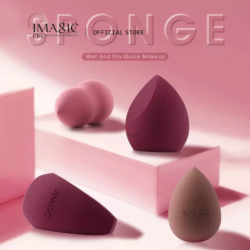 IMAGIC 10PCS/Kit Makeup Blender Puff Sponge Set Dry&Wet Foundation Powder Blush Sponge Beauty Tools Women Make Up Tools