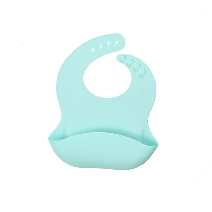 Silicone Bibs For Kids Newborn Baby Feeding Tableware Waterproff Baby Bibs For Toddler Breakfast Feedings