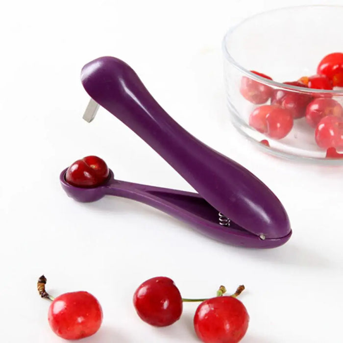 New Kitchen Cherry Pitter Easy Fruit Core Seed Remover Cherry Tools Fruit Corer Kitchen Gadgets Accessories Kitchen Fruits Tools