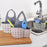 Home Storage Drain Basket Kitchen Sink Holder Adjustable Soap Sponge Shlf Hanging Drain Basket Bag Kitchen Accessories