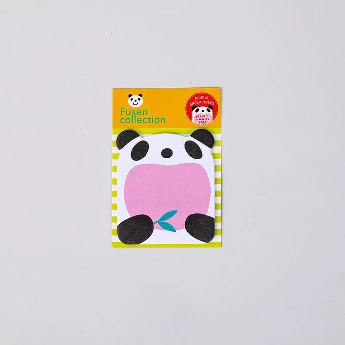 1 Pcs Sticker Cute Kawaii Animal Sticky Notes Notepad Memo Pads Office School Supply Stationery Panda Cat Hare Bookmark Post