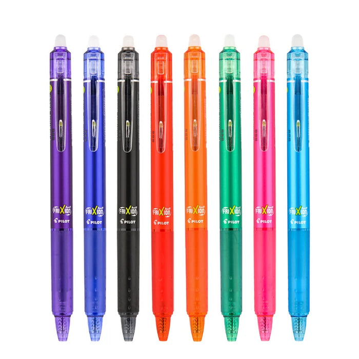 Pilot Large Capacity 0.5mm Magic Erasable Gel Pen with Multicolor Refills Set School Office Writing Supplies Japanese Stationery