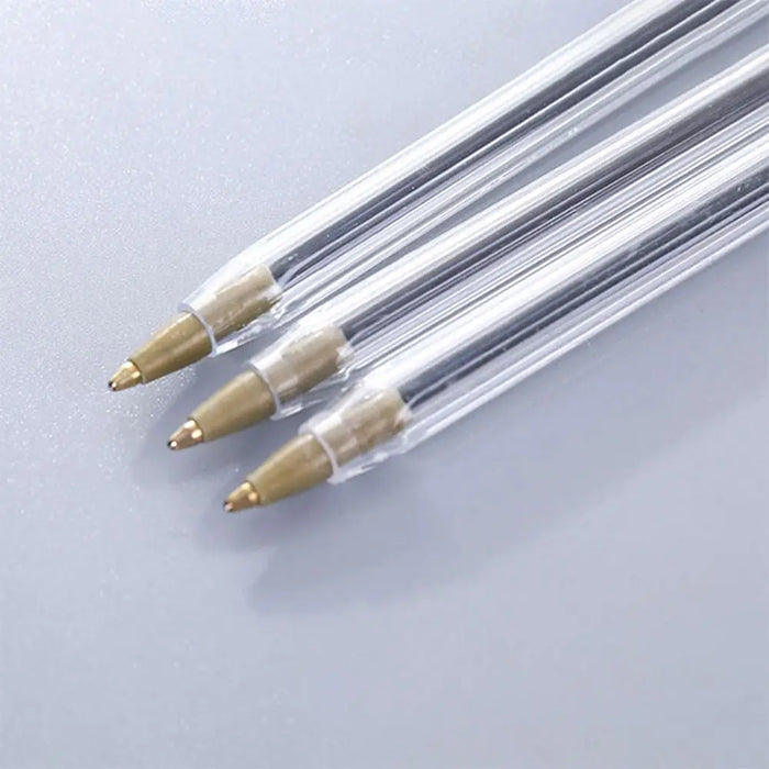 1mm Ballpoint Pen Ball Point Pens Kids School Office Supplies Longlasting 3Colors 5/10PCS