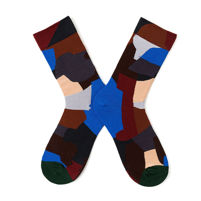 French Design Men And Women Skateboarding Mid-calf Socks