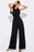 Black Sleeveless High Waist Wide Leg Jumpsuit