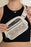 Black Adjustable Straps Zipper Clear Waist Bag