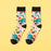 Men's Mid-calf Length Autumn And Winter New Casual Cartoon AB Foot Socks