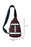 Brown Rugby PU Mini Crossbody Bag