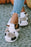 White Cartoon Animal Animal Plush Slippers