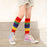 Mid-calf Socks Rainbow Cotton Socks