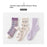 Cartoon Mid Tube Trendy Cotton Women's Socks