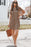 Casual Short Sleeve A-Line Crewneck Leopard Print Dress