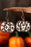 Multicolour Animal Print Pumpkin Shape Drop Earrings